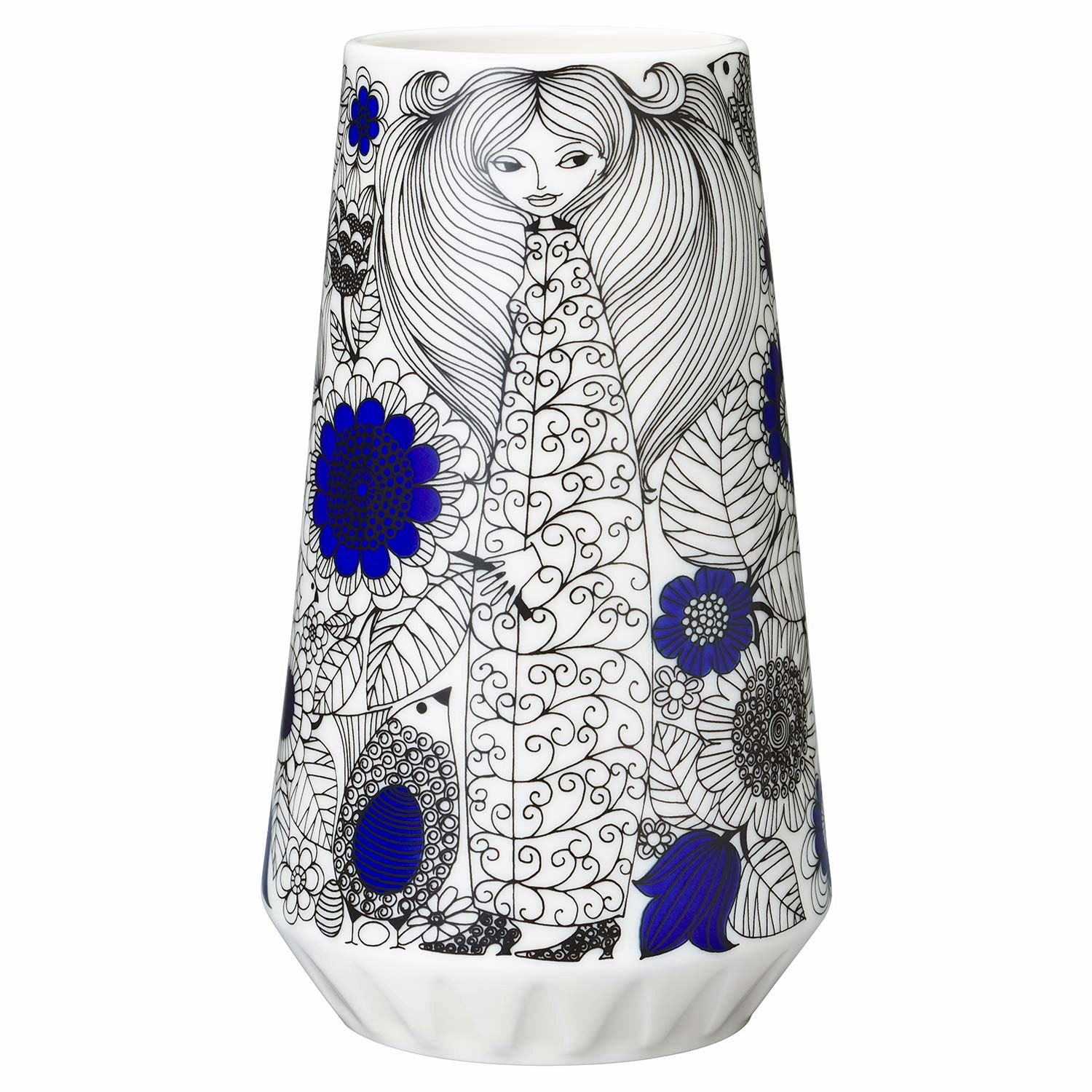 Arabia Pastoraali Vase 19 Cm -  Vaser Porselen Sort - 1051310