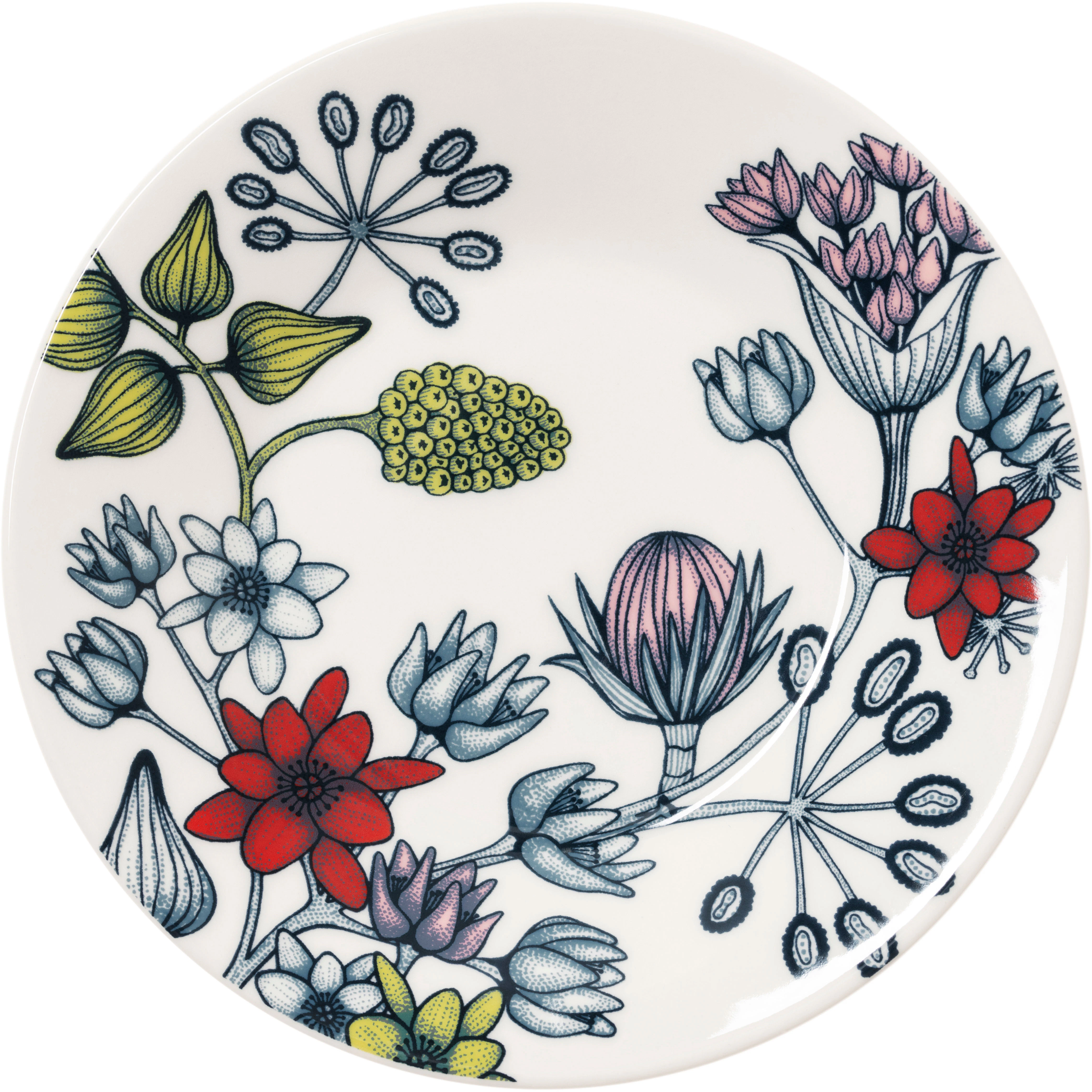 Arabia Runo Fat Sommarstr&aring;le 14 Cm -  &Oslash;vrige Fat & Tallerkener Vitroporcelain Multi - 1082521