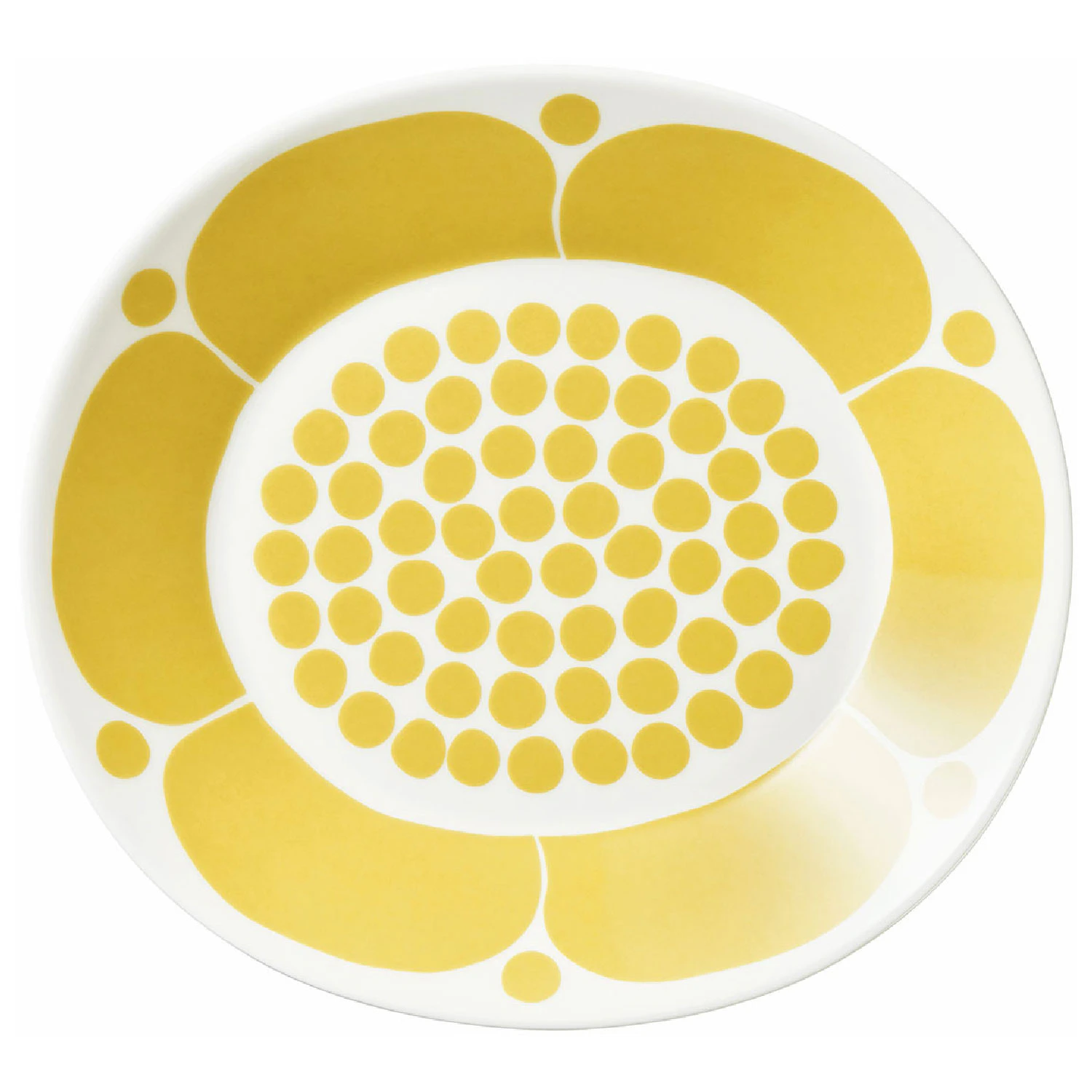Arabia Sunnuntai Oval Plate 25 Cm -  Tallerkener Porselen Gul - 1028202