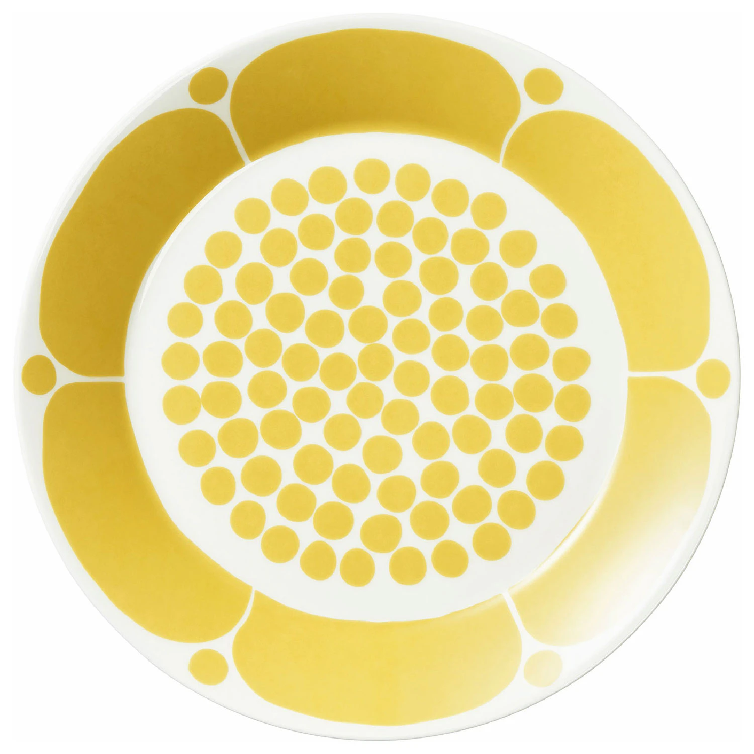 Arabia Sunnuntai Plate 26 Cm -  Tallerkener Porselen Gul - 1028201