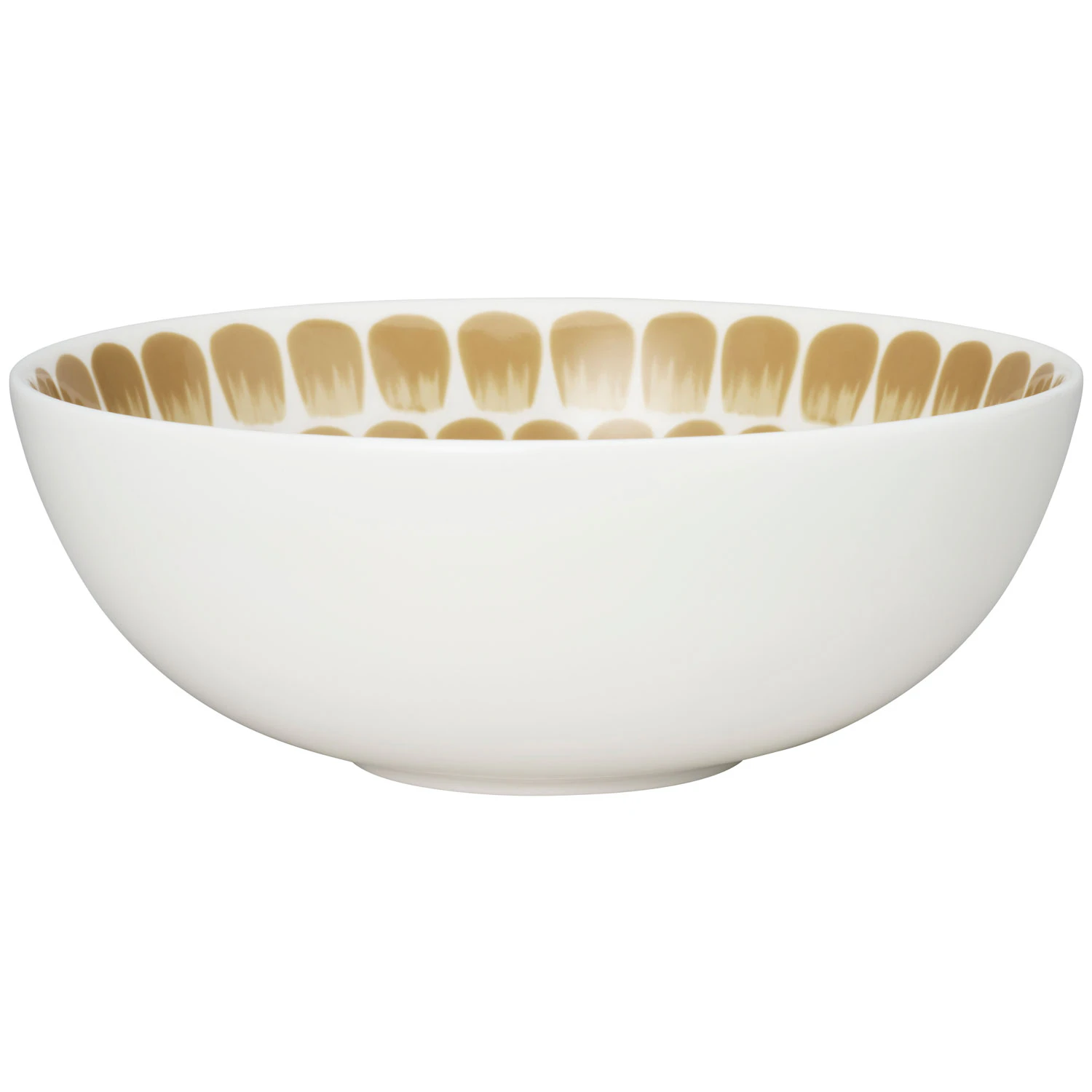Arabia Tuokio Dyp Tallerken Beige 18 Cm - Dype tallerkener Porselen Hvit - 1070777