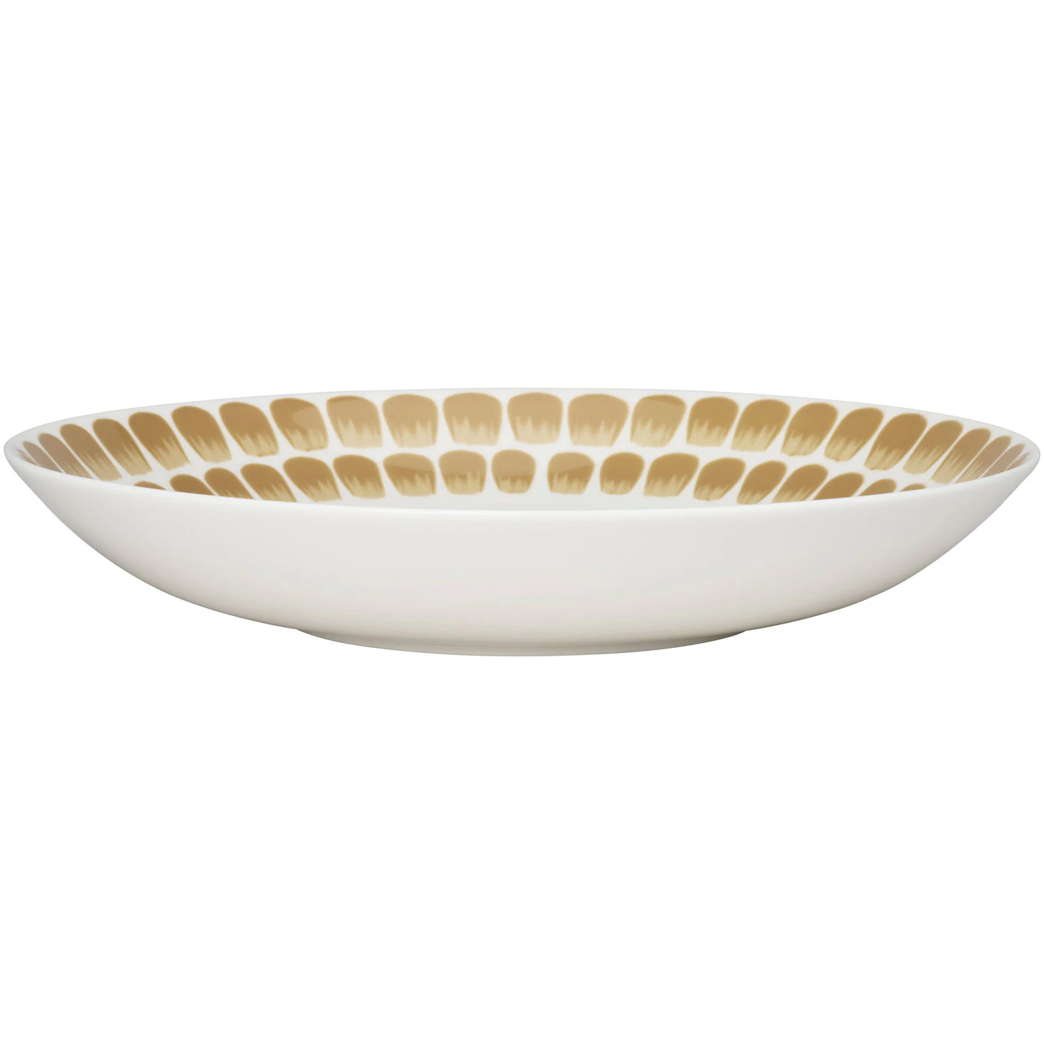 Arabia Tuokio Dyp Tallerken Beige 24 Cm - Dype tallerkener Porselen Hvit - 1070776