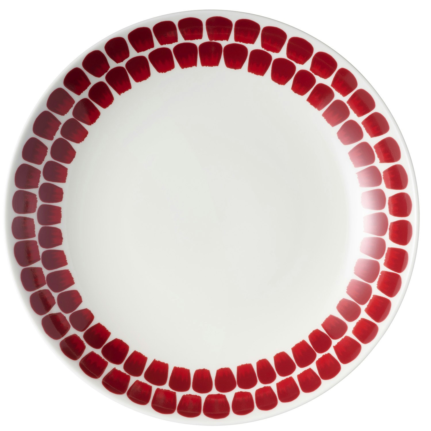 Arabia Tuokio Tallerken 24 Cm  -  Tallerkener Vitroporcelain R&oslash;d - 1073643