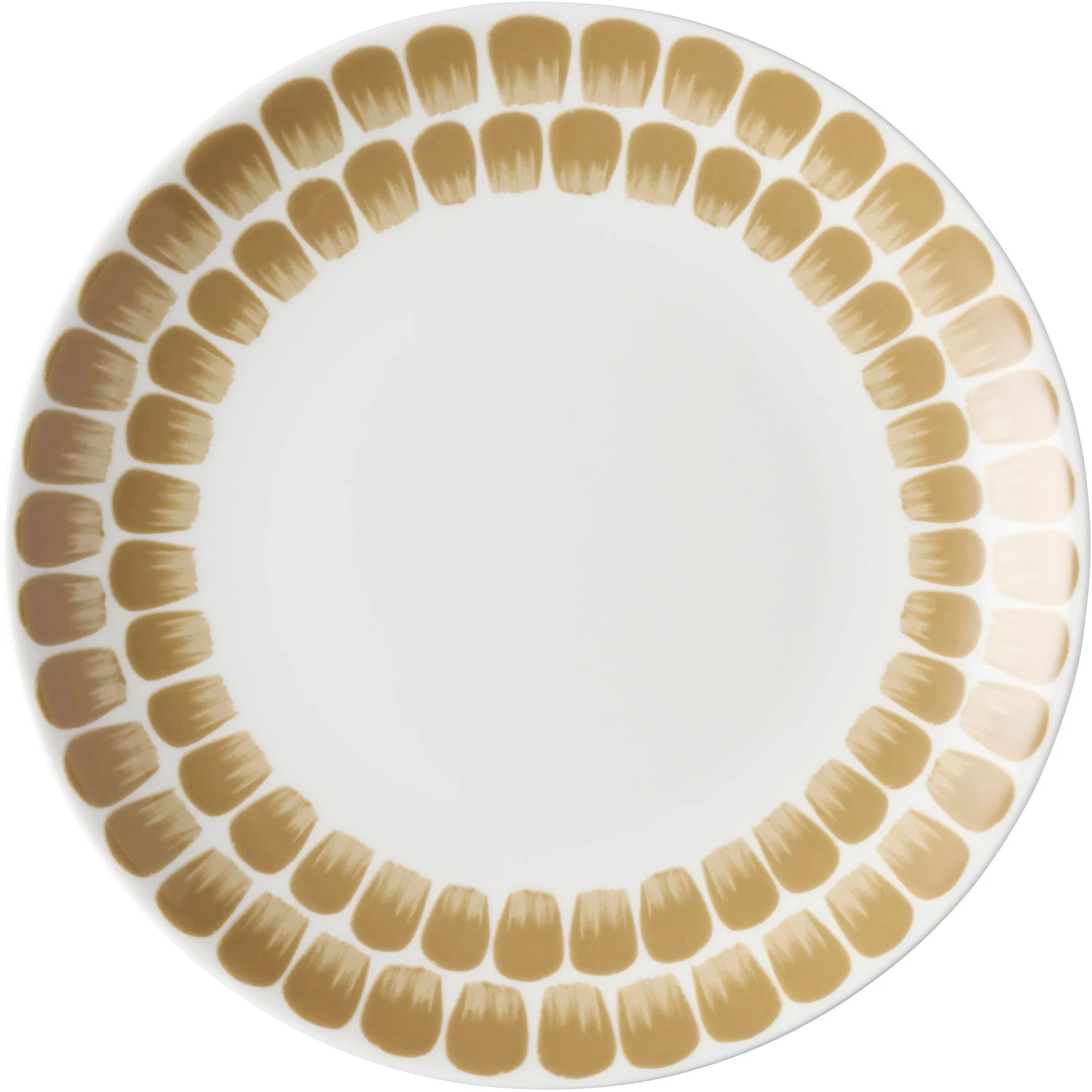 Arabia Tuokio Tallerken Beige 20 Cm -  Tallerkener Porselen Hvit - 1070778
