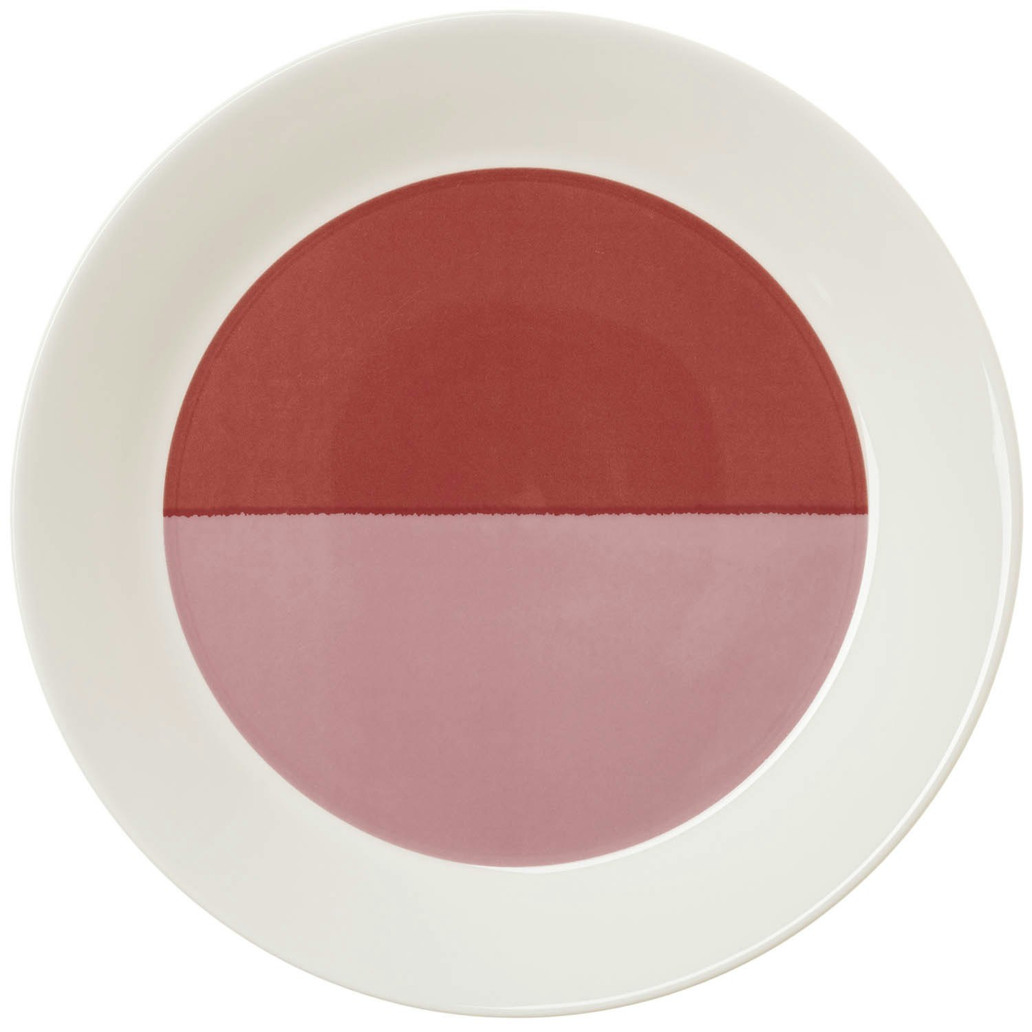 Arabia Vuokko Tallerken 21 Cm /R&oslash;d -  Asjetter Porselen Rosa - 1077321