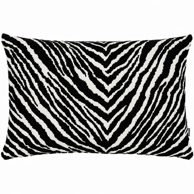 Zebra Putetrekk 40x60 cm, Sort / Hvit