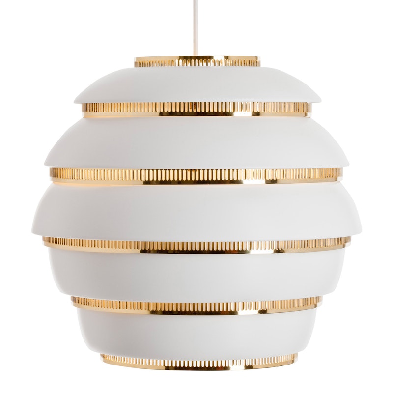 Beehive A331 Pendel, Hvit/Messing