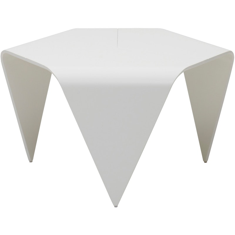 Trienna Salongbord, White Lacquered Eik