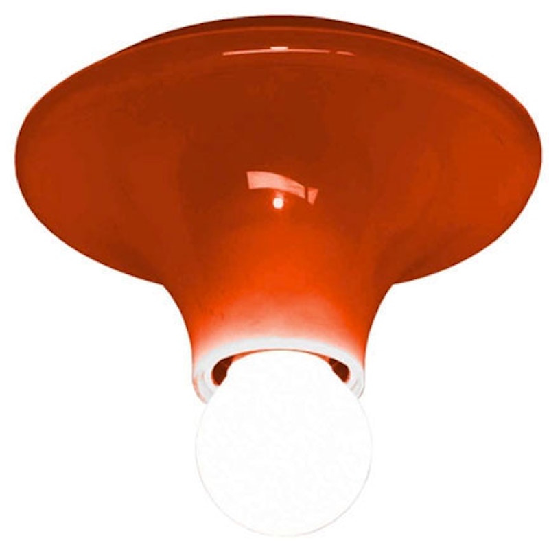 Teti Vegg-/ Taklampe, Transparent Orange