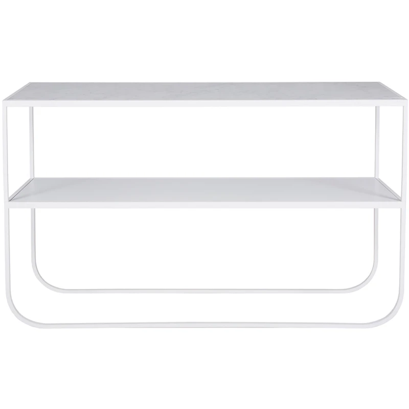 Tati Console 120 Carrara Marble White