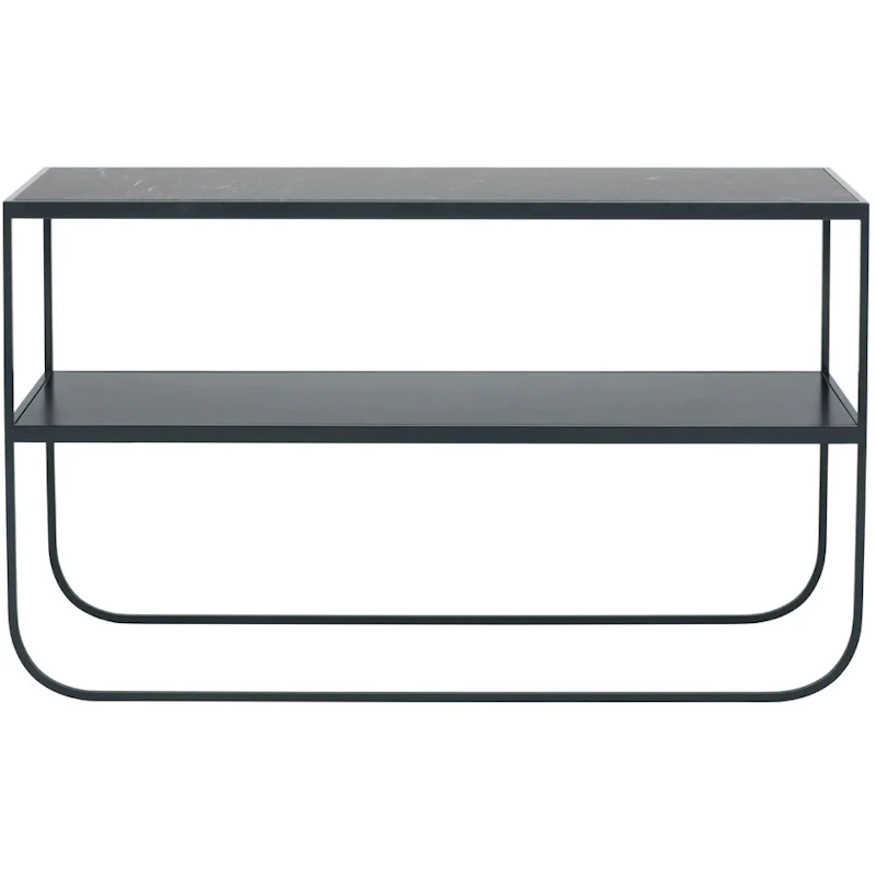 Tati Console 120 Sidebord, Char Grey / Nero Marquina