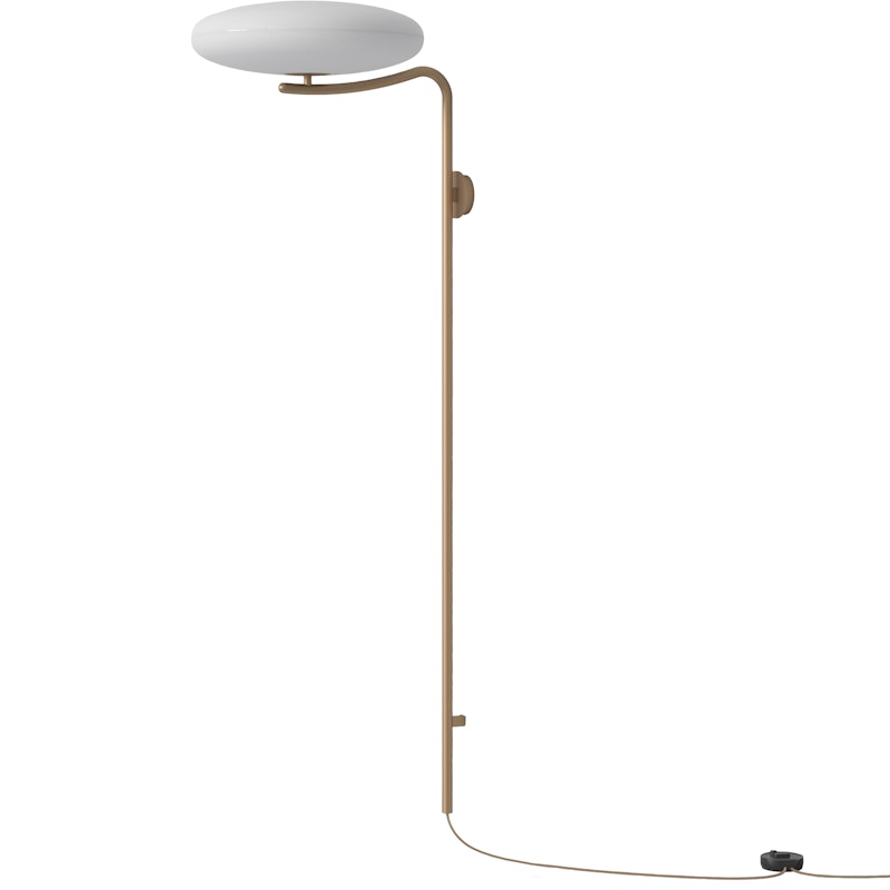 Model 2065 Vegglampe, Hvit / Champagne