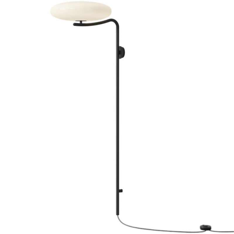 Model 2065 Vegglampe, Hvit / Sort
