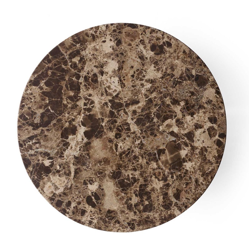 Androgyne Bordplate Ø42 cm, Emparador Marmor