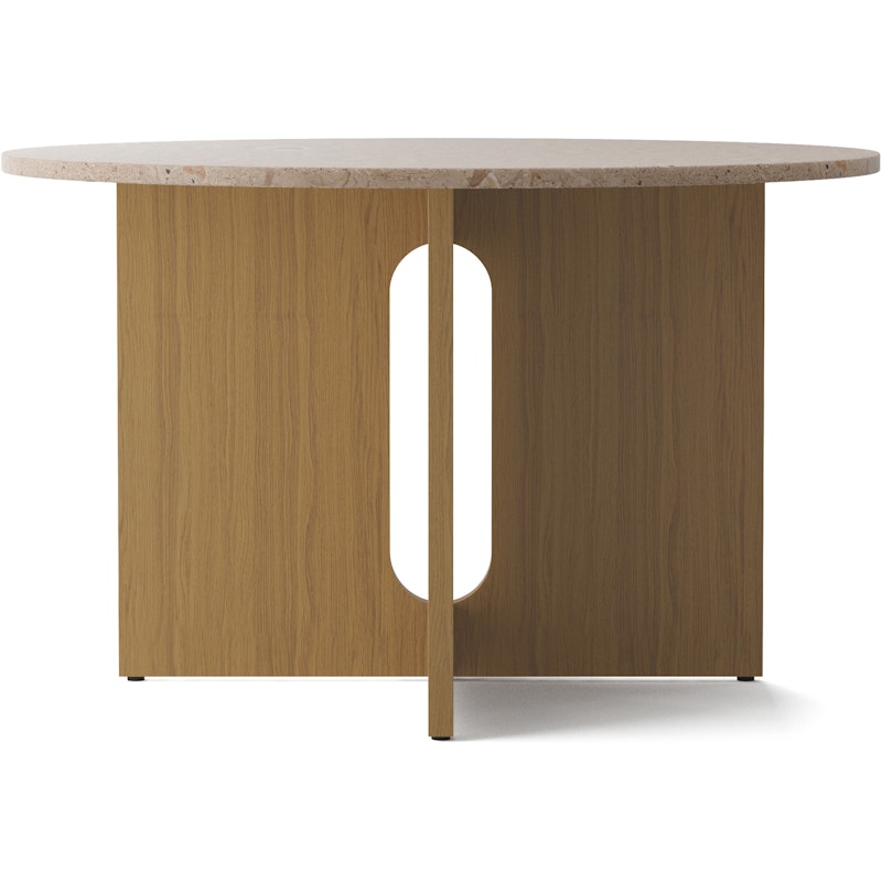 Androgyne Spisebord Ø120 cm, Natural Oak / Sand