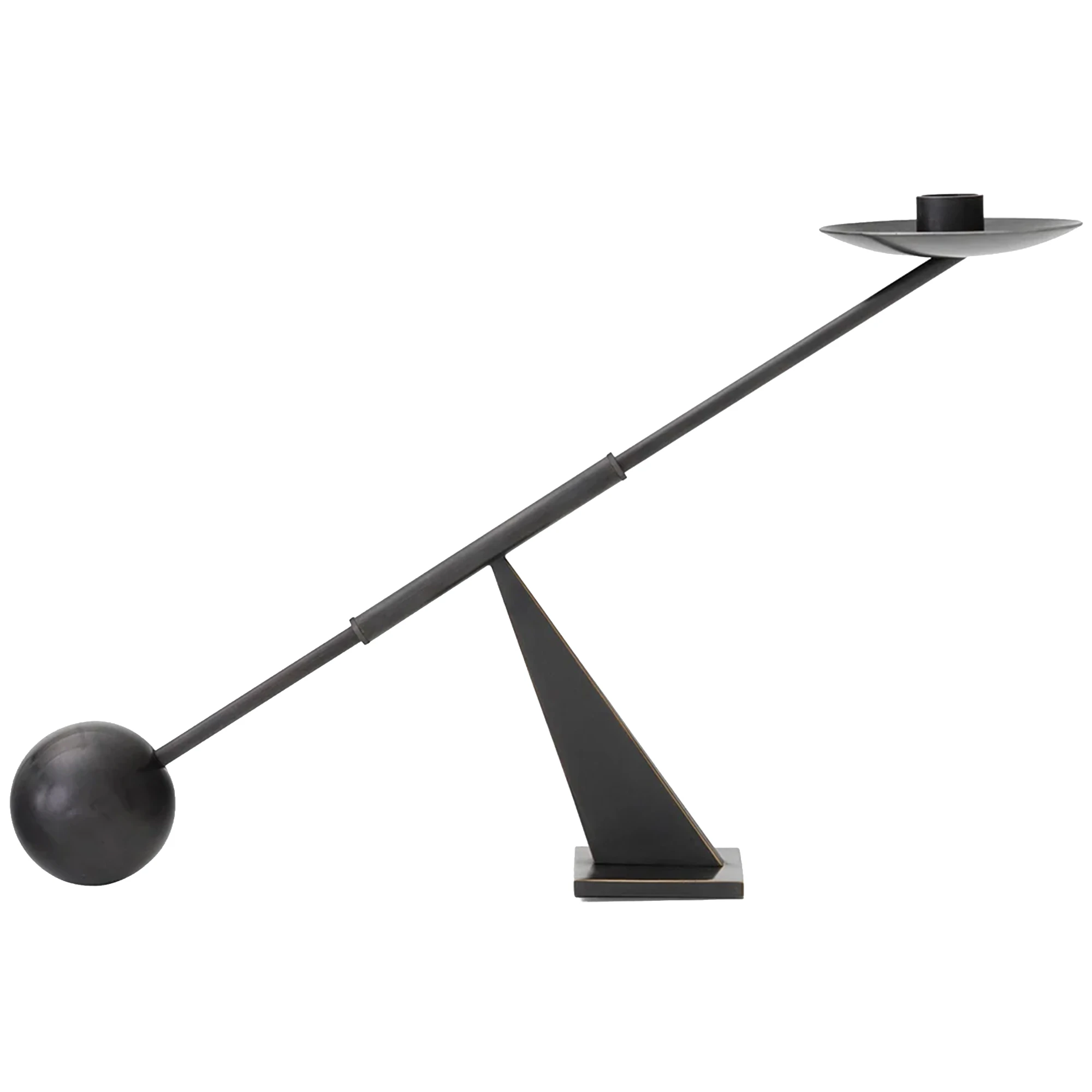 Audo Copenhagen Interconnect Lysestake Small Bronzed Brass - Lyslykter Messing Bronse/Messing - 71033-001067