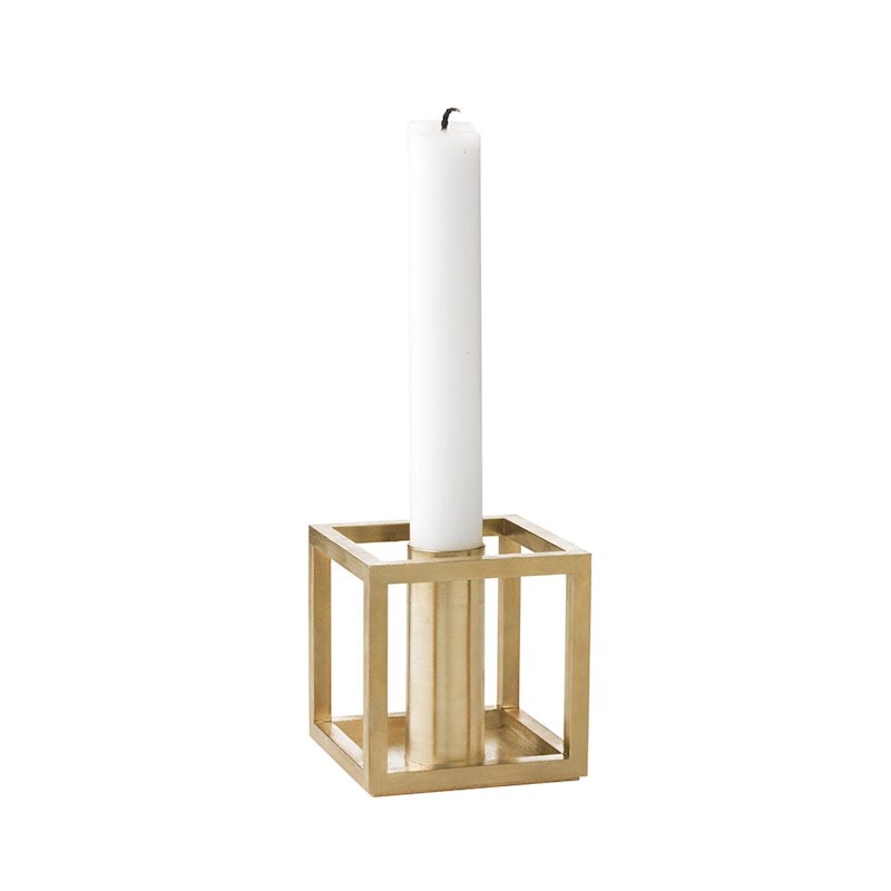 Kubus 1 Lysestake, Messing