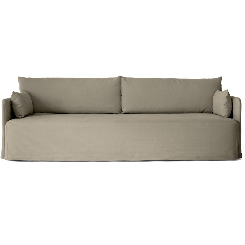 Offset Sofa 3-seters Avtagbar Stopning Cotlin, Poppy Seed