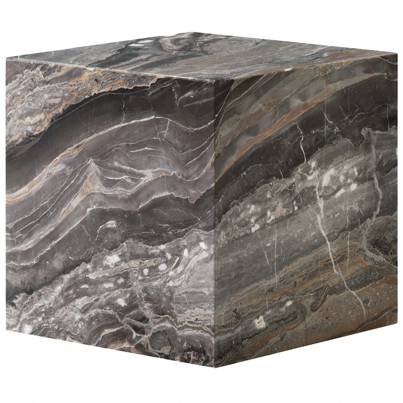 Plinth Sidebord 40x40 cm, Grey Galaxy