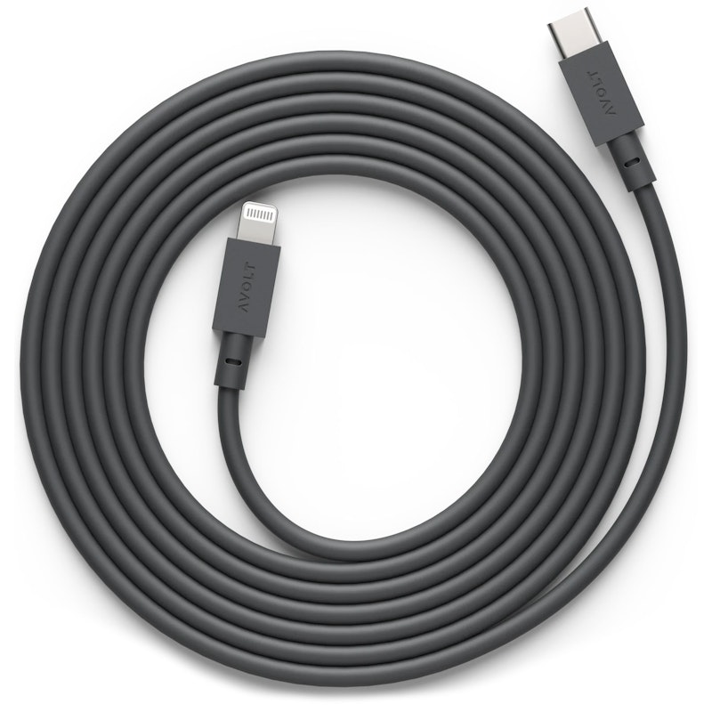 Cable 1 Ladekabel USB-C / Lightning 2 m, Stockholm Black