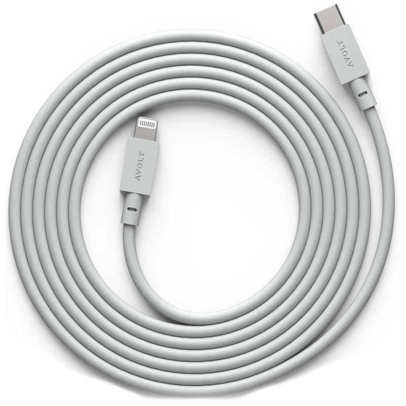 Cable 1 Ladekabel USB-C / Lightning 2 m, Gotland Grey