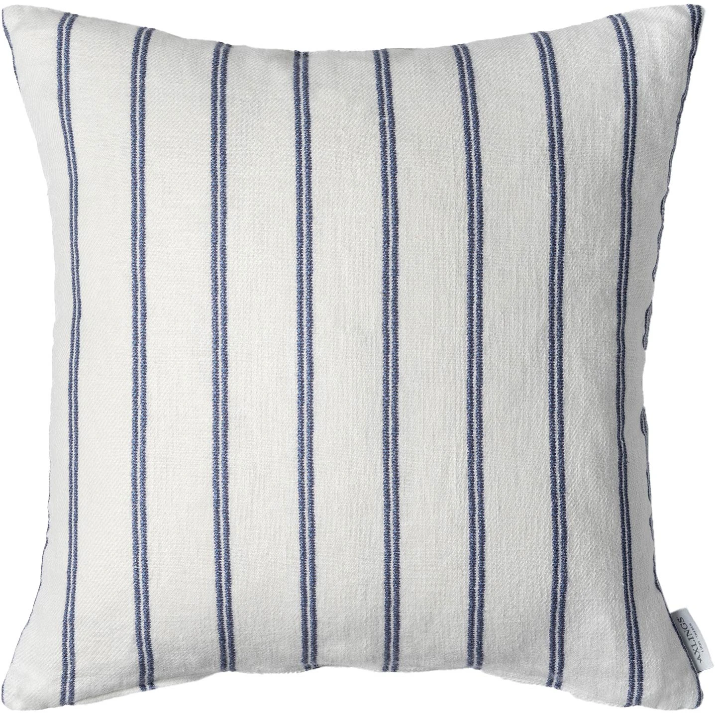 Linåker Putetrekk 43x43 cm, Marineblå/Off-white | RoyalDesign.no