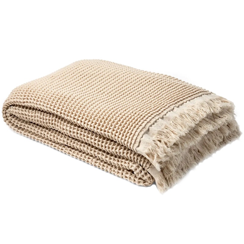 Våffla Pledd 130x200 cm, Creme