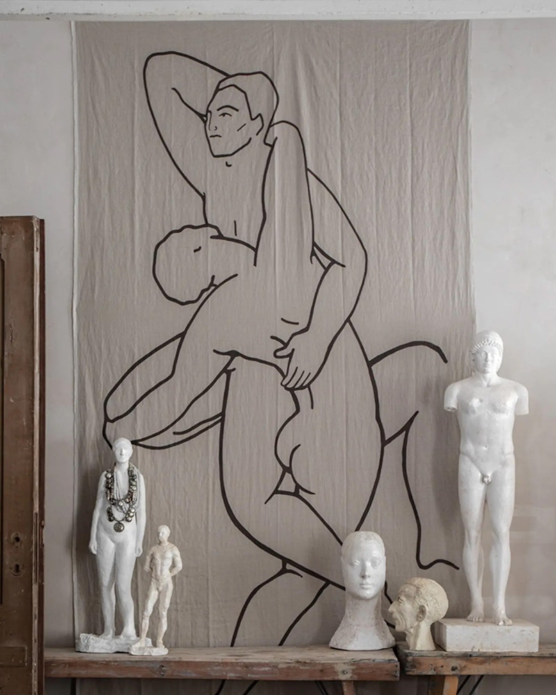 We Kunstverk Limited Edition 165x320 cm, Man + Man