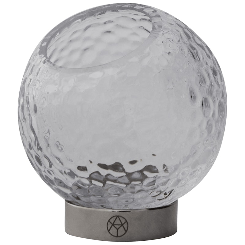 Globe Bubbles Lyslykte Ø10 cm, Klar / Sølv