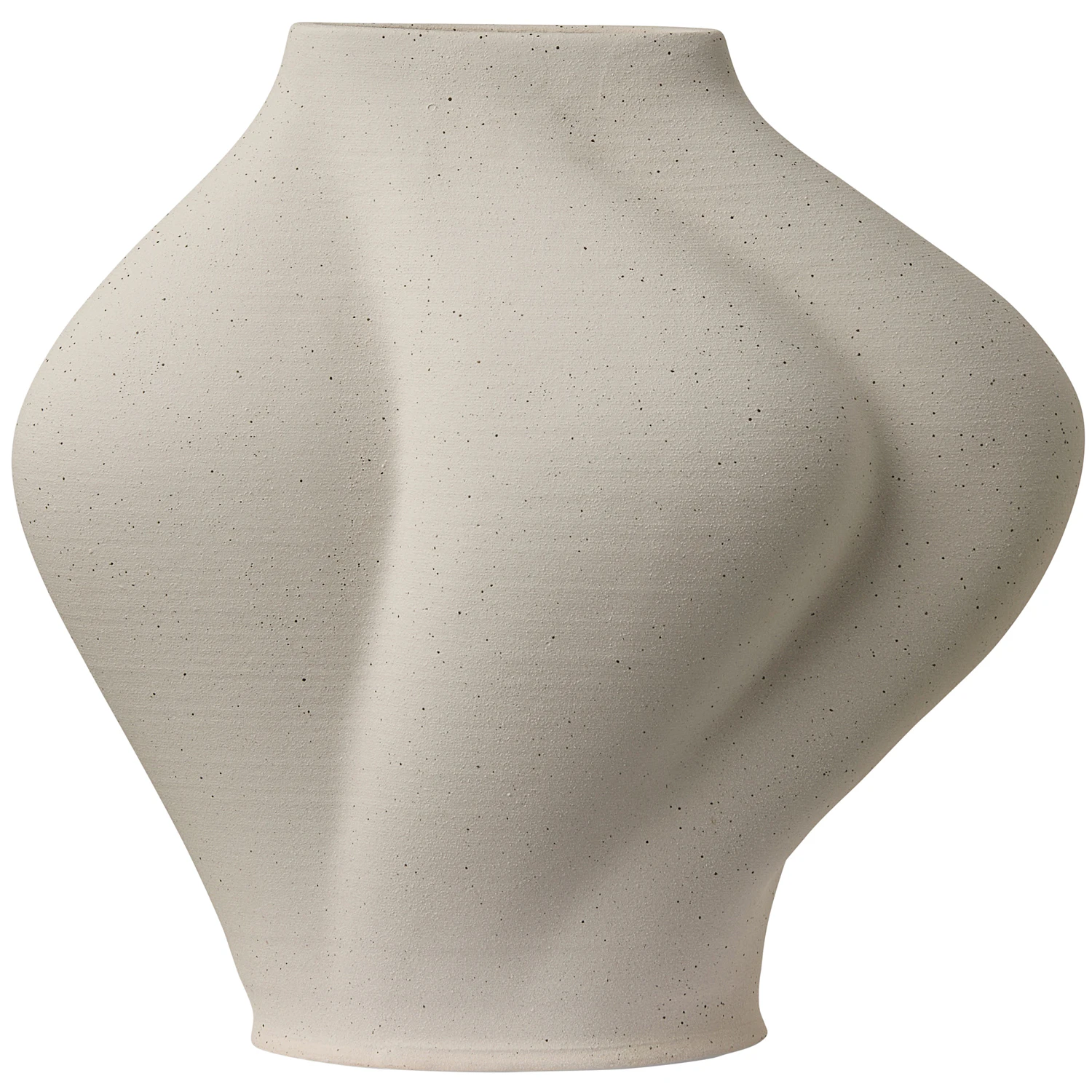 Aytm Saltare Vase &Oslash;13,8 Cm  -  Vaser Stengods Creme - 510670058012