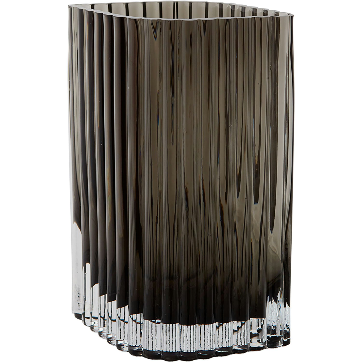Aytm Folium Vase 25 Cm Svart -  Vaser Glass Sort - 508580050090