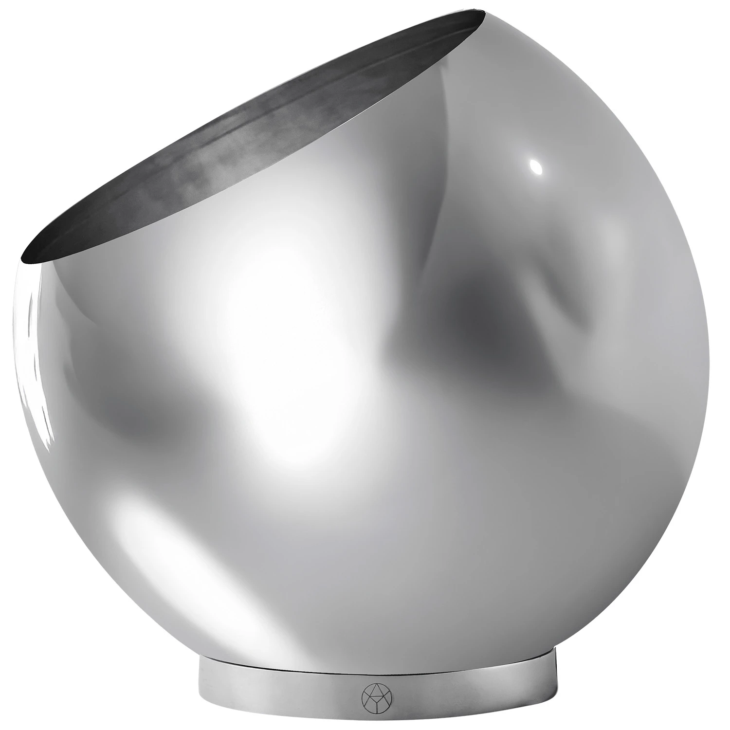Aytm Globe Blomsterpotte &Oslash;37 Cm S&oslash;lv -  Krukker Rustfritt St&aring;l Silver - 504670004014