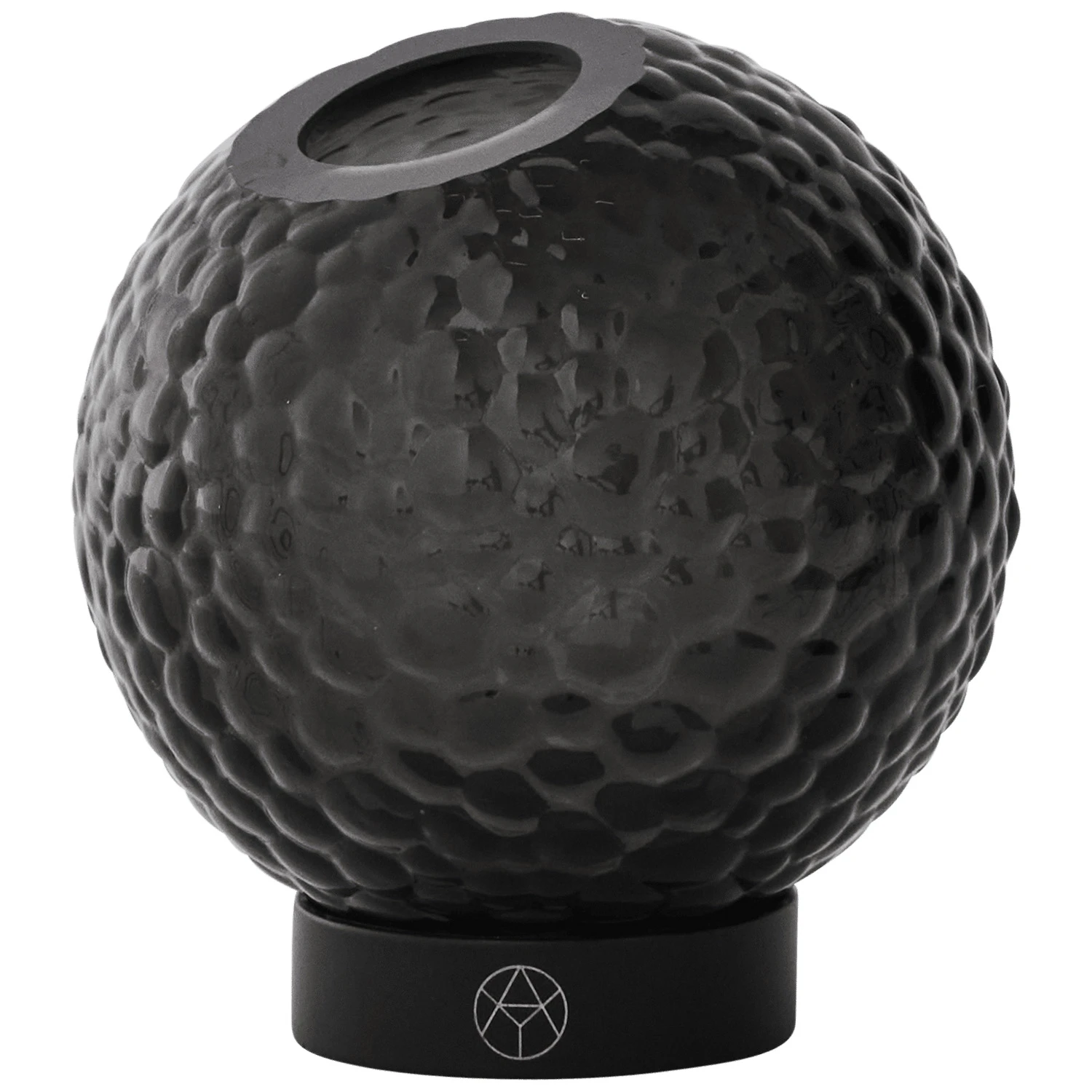 Aytm Globe Bubbles Vase &Oslash;10 Cm  -  Vaser Glass Sort - 510750002010