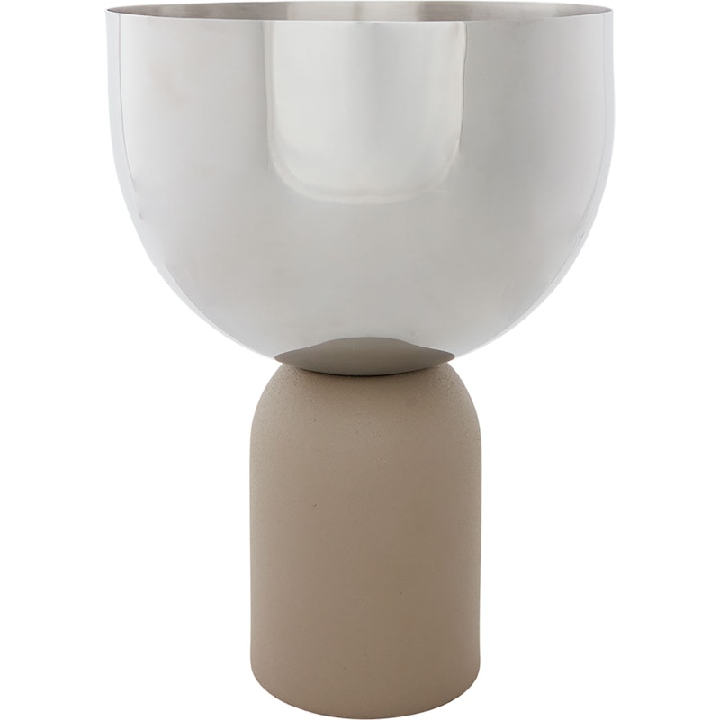 Torus Krukke 17x23 cm, Silver/Taupe