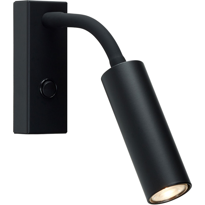 Cato Slim Flex Vegglampe, Matt Black