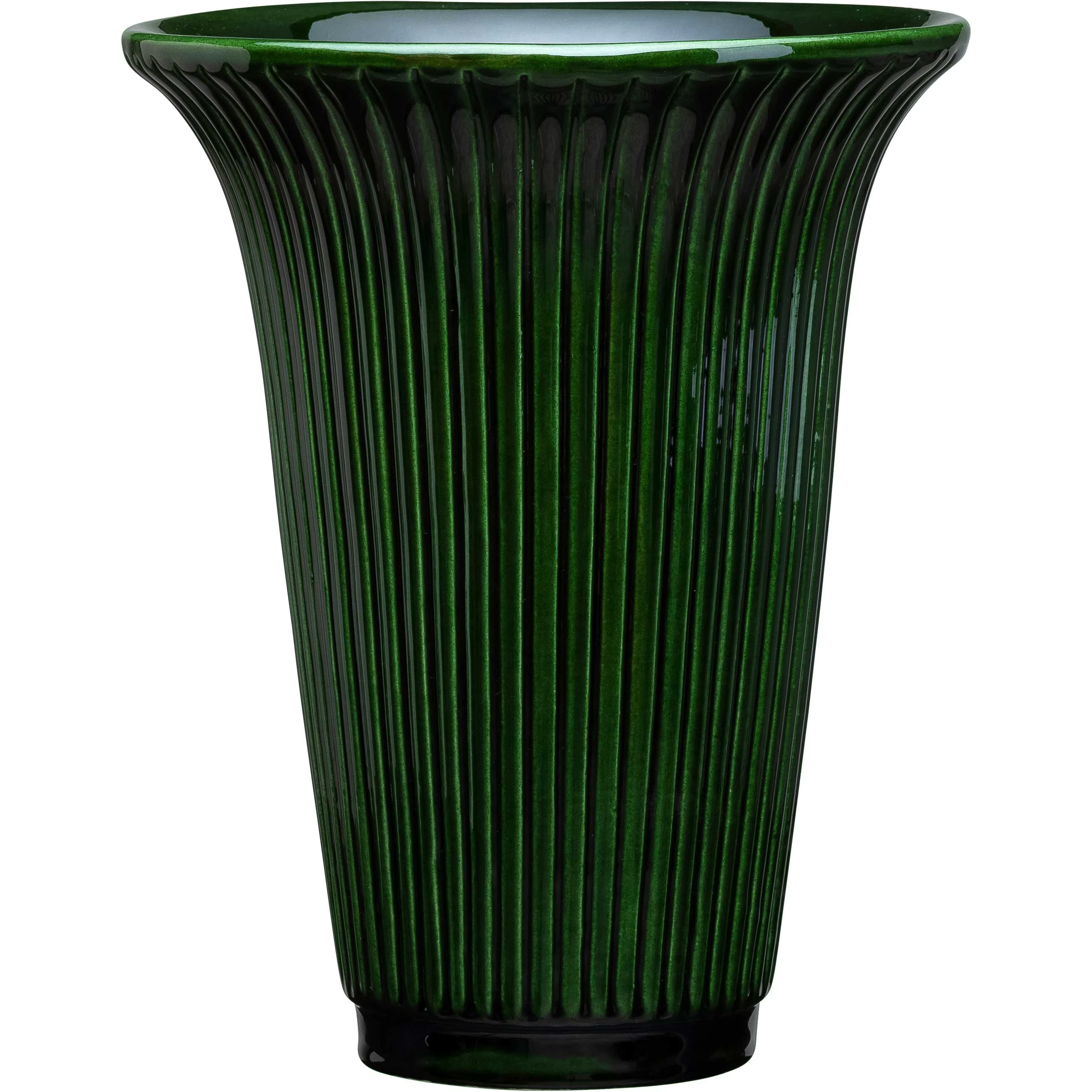 Bergs Potter Daisy Vase 25 Cm  -  Vaser Terrakotta Emerald Green - ITA-DSYCG20V