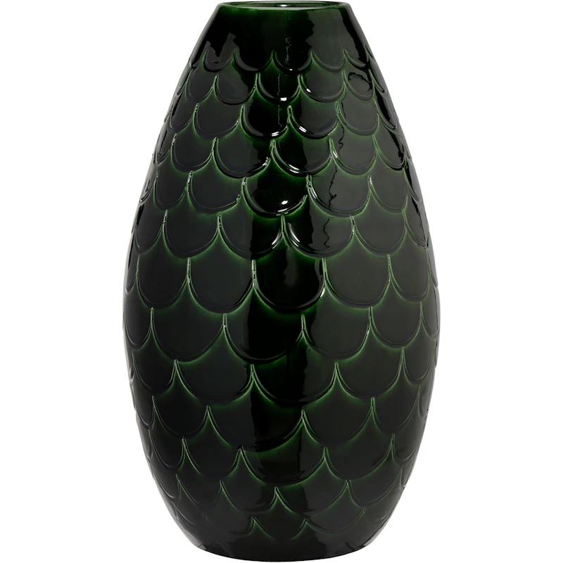 Misty Vase 40 cm, Grønn