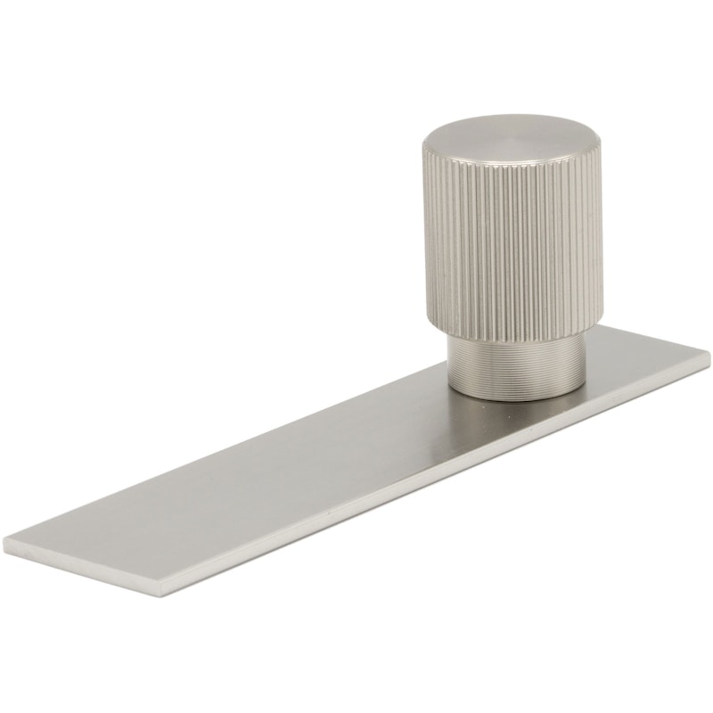 Arpa Knott med Plate 22 mm, Stainless Look