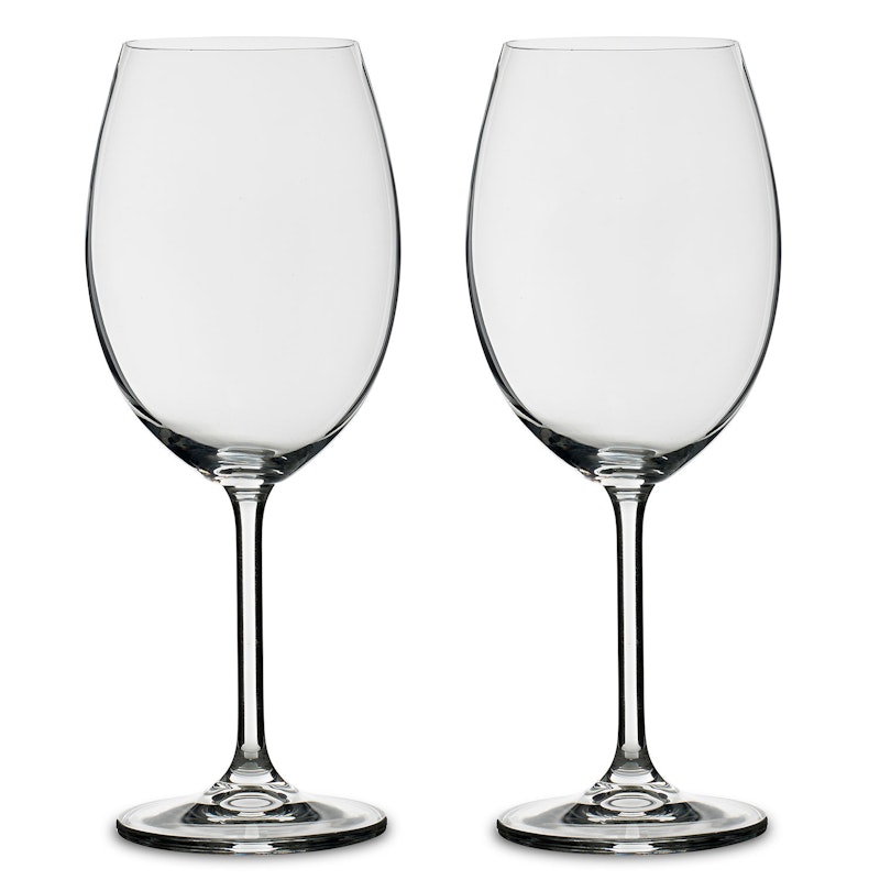 Bitz Rødvinsglass 2-pack, Klar