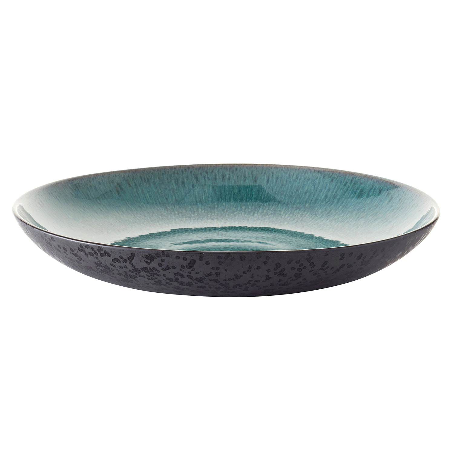 Bitz  Tallerken &Oslash;40cm Sort/gr&oslash;nn -  Serveringsfat Mix - 821188