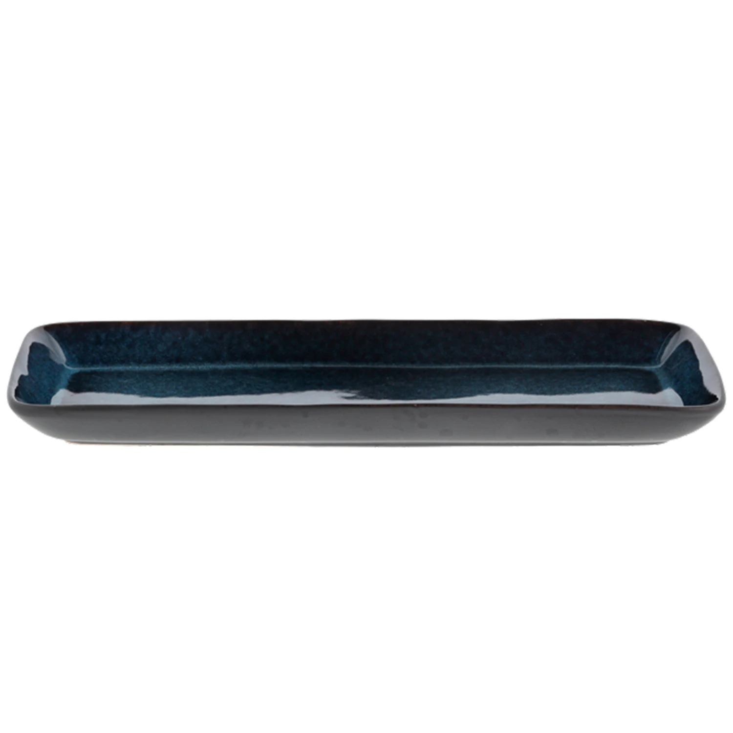 Bitz Gastro Serveringsfat 14x38 Cm /M&oslash;rkebl&aring; -  &Oslash;vrige Fat & Tallerkener Stengods Sort - 15826