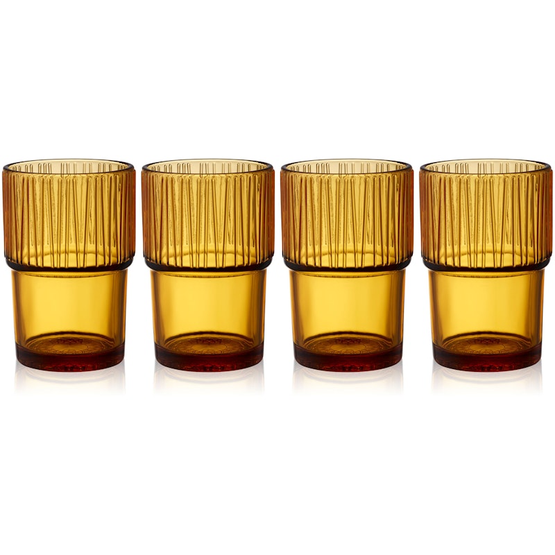 Kusintha Glass 4-pk 38 cl, Amber