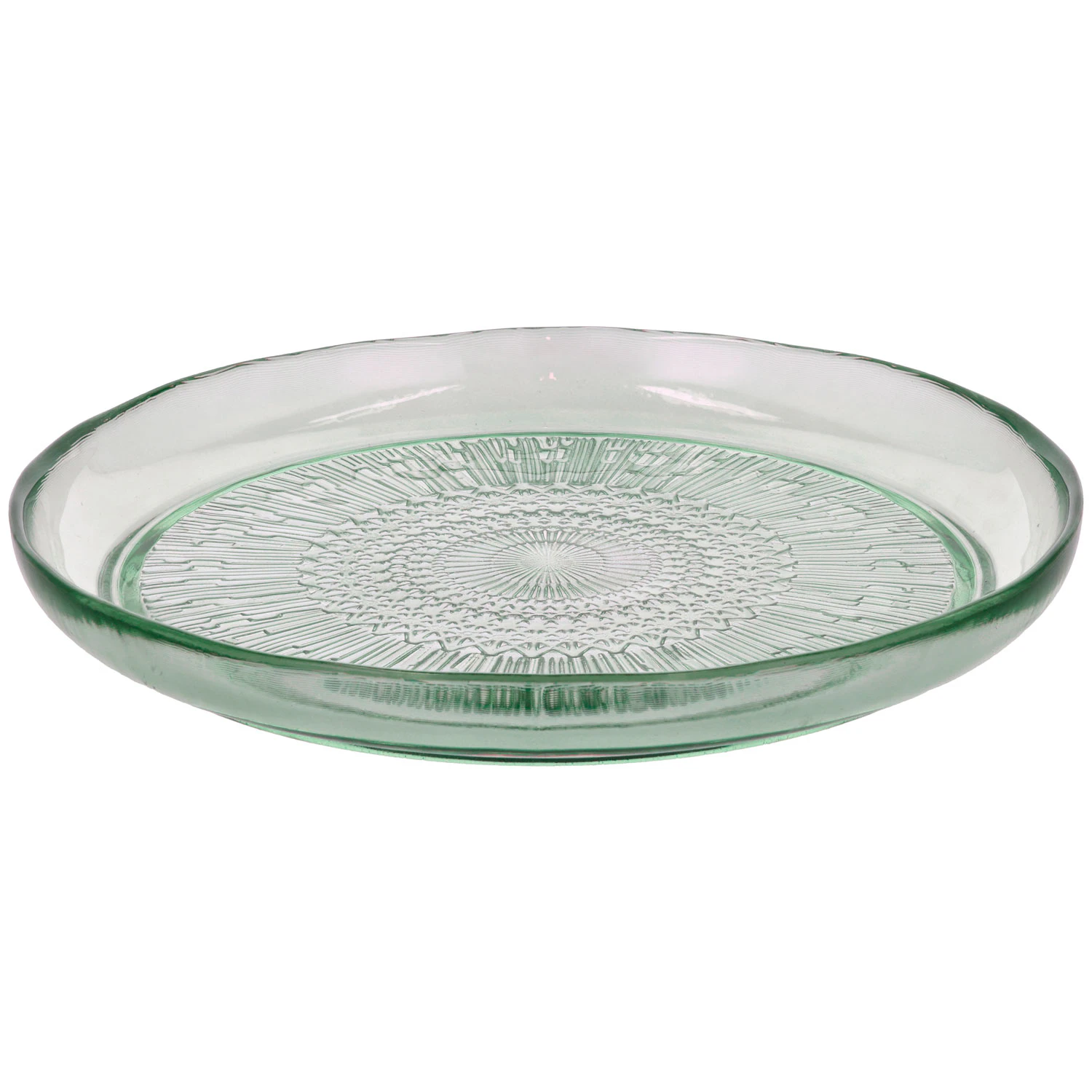 Bitz Kusintha Tallerken 25 Cm  -  Tallerkener Glass Gr&oslash;nn - 25979