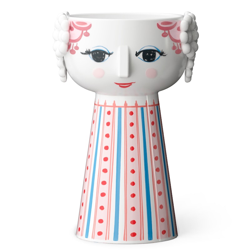 Eva Lyslykte 14 cm, Rød