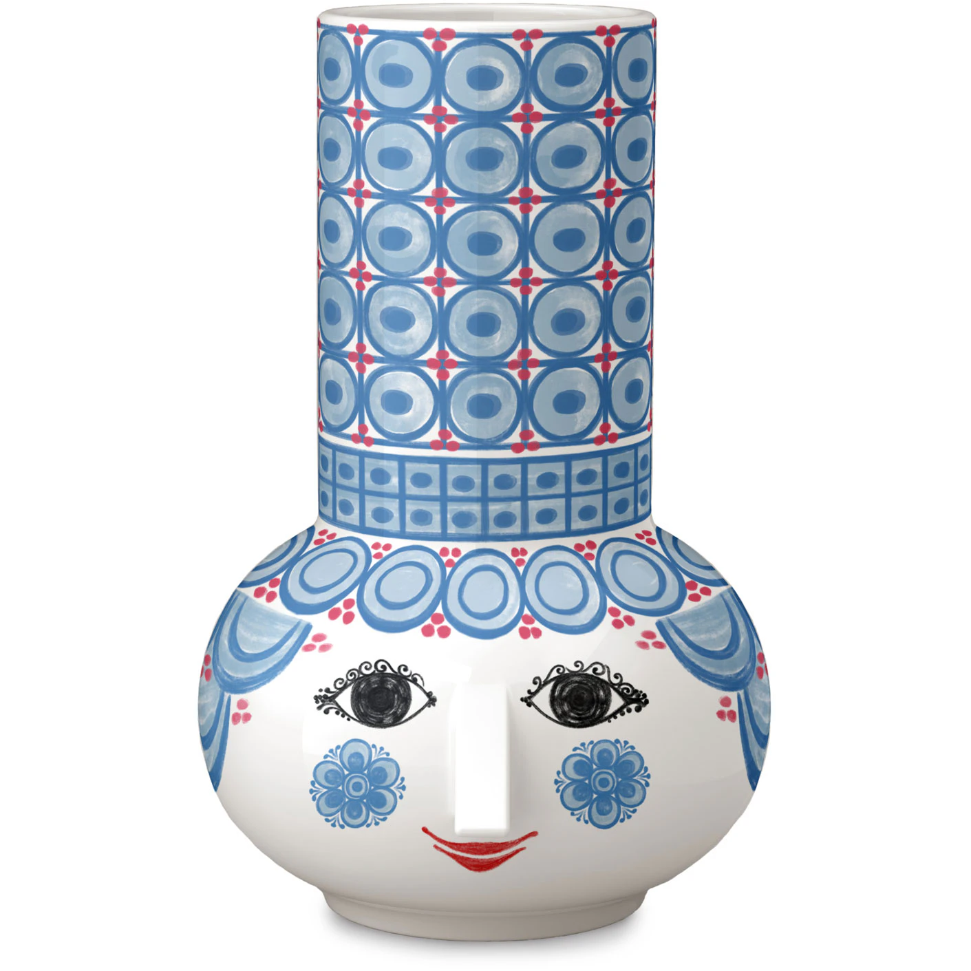 Bj&oslash;rn Wiinblad Lysestake H14 Cm Lysebl&aring; -  Lysestaker Keramikk Lys Bl&aring; - 53115