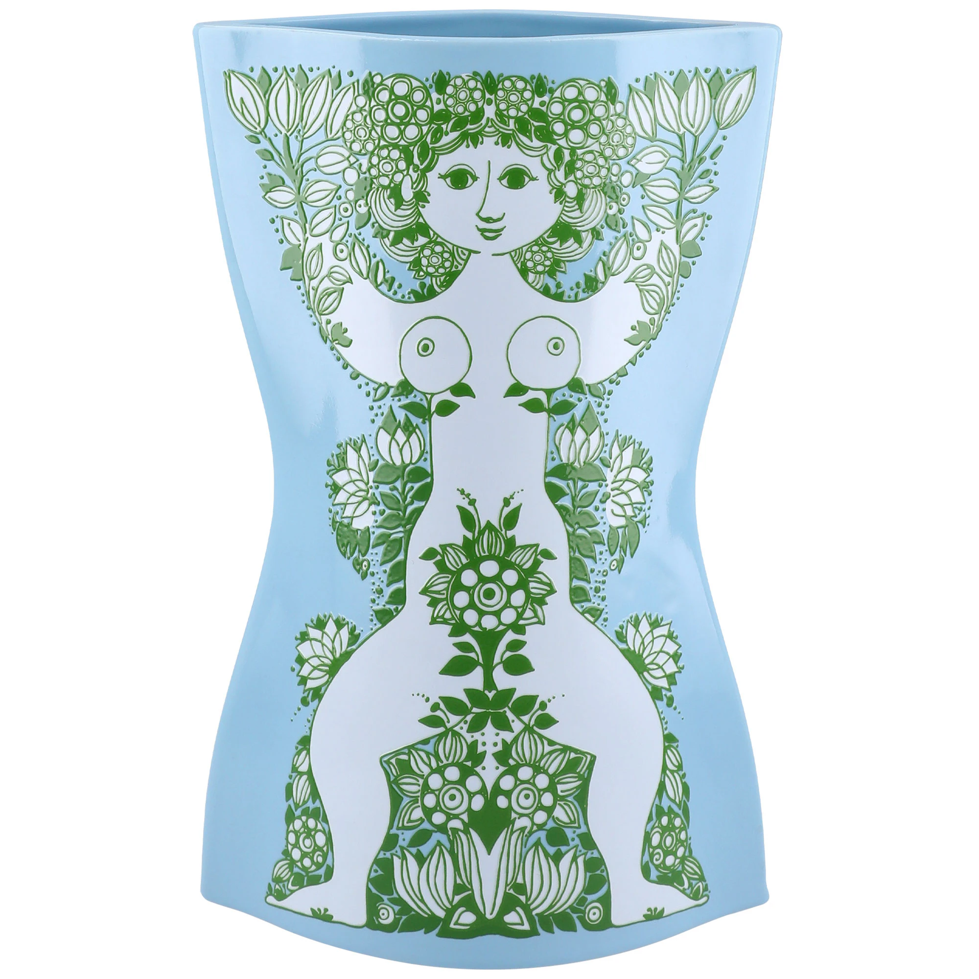 Bj&oslash;rn Wiinblad Nina Vase Lysebl&aring; -  Vaser Keramikk Gr&oslash;nn - 53120