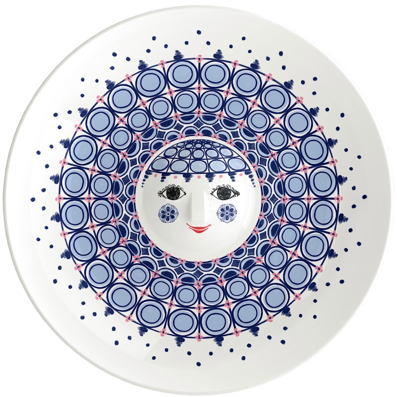 Olga Tallerken Ø33 cm, Blå