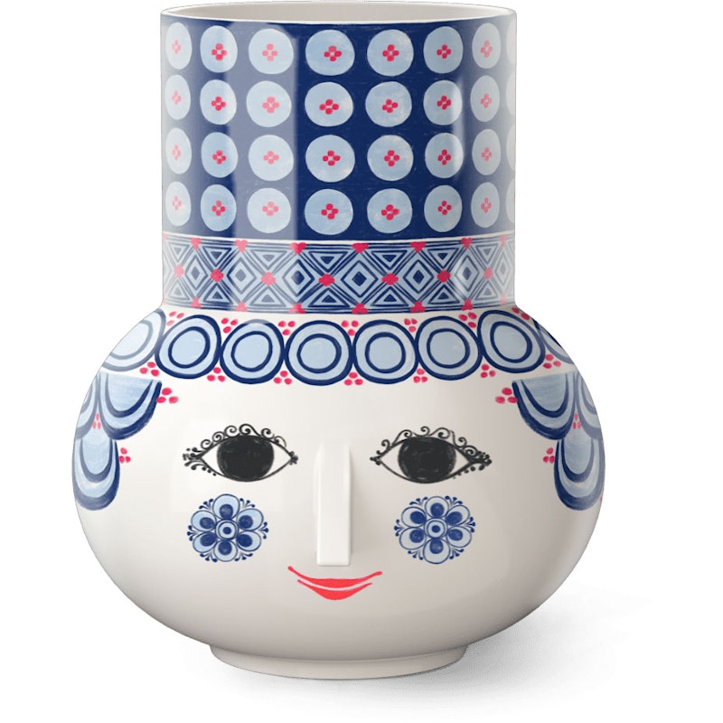 Olga Vase 20 cm, Blå