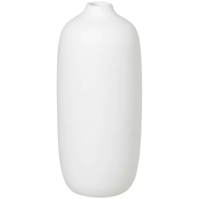 Ceola Vase Keramikk 18 cm, Hvit