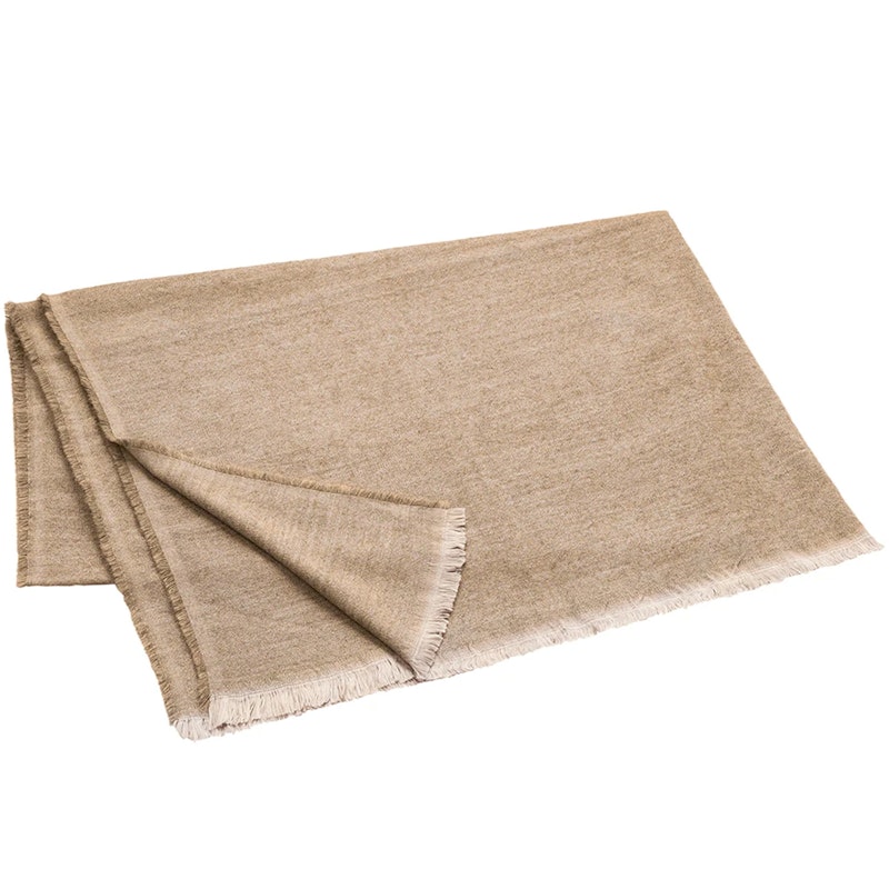 MELANGE Throw Pledd 130x200 cm, Tan